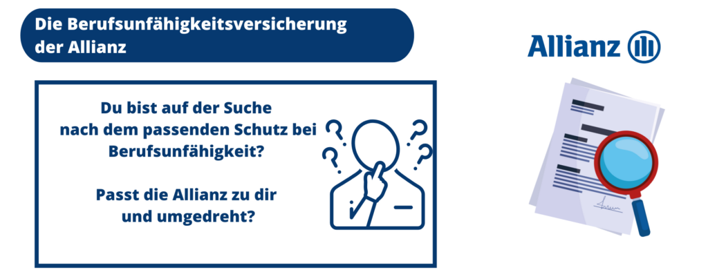 Das bietet dir die Berufsunfähigkeitsversicherung deiner Allianz