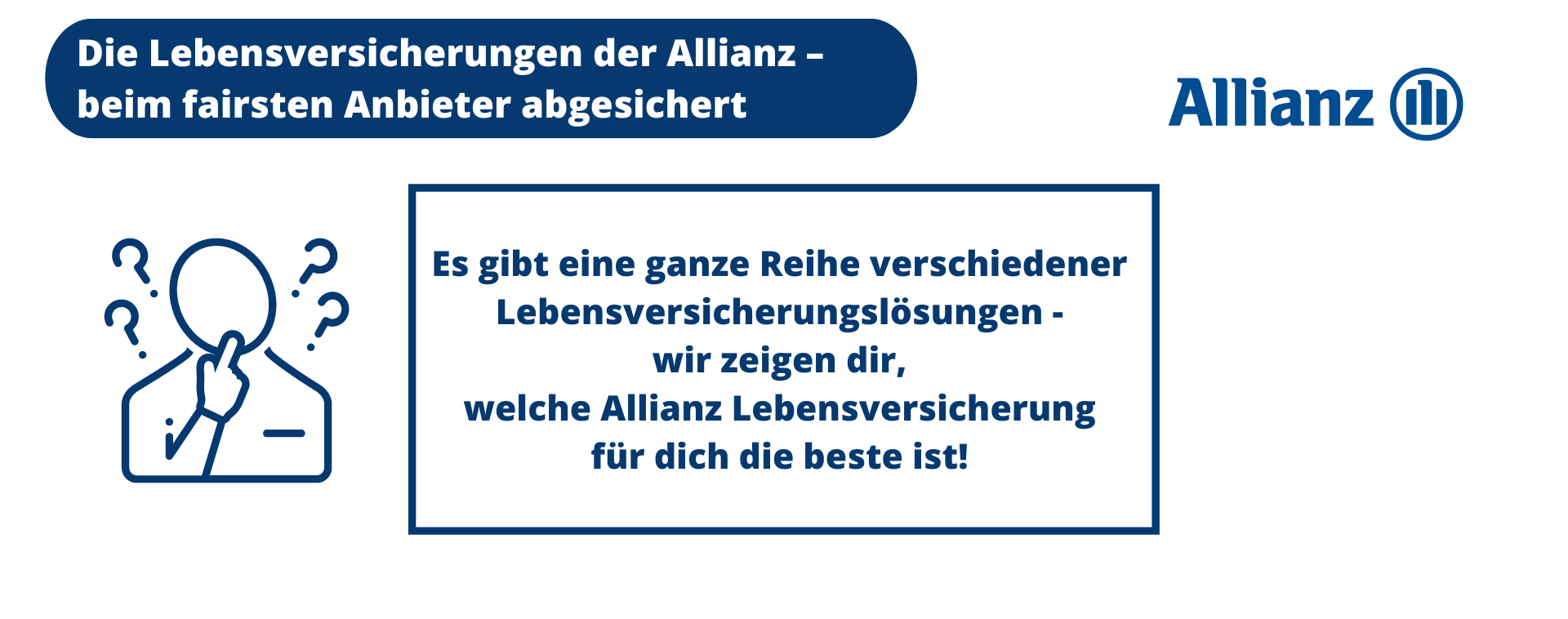 Welche Allianz Lebensversicherung ist optimal für dich?